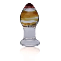 Sensual Anální kolík skleněný 9 cm