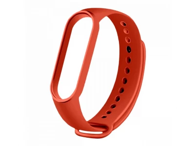 Verk 06263 Náhradní náramek pro Xiaomi Mi Band 5/6 červený