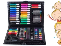 Verk 18232 Výtvarná sada na malování 86 ks černá