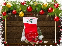 Verk Vánoční pučocha Merry Christmas