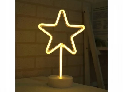 Verk 26022 Vianočná dekorácia - svietiaca hviezda na stojane 100 LED