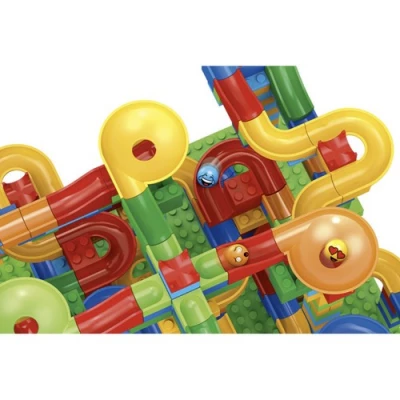 Kruzzel 20452 Kuličková dráha mini kostičky 514 dílků 