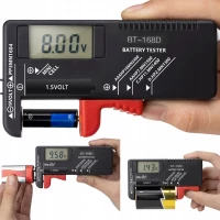 Bigstren 19898 Tester batérií digitálny BT-168D, R3, R6, R20, R14, 9V