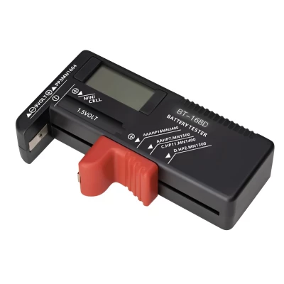 Bigstren 19898 Tester batérií digitálny BT-168D, R3, R6, R20, R14, 9V