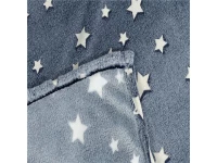 Verk Svietiaca deka Soft Dreams Stars, 150 x 180 cm šedá