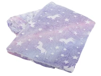 Verk Svíticí deka Soft Dreams Stars, 150 x 180 cm fialová