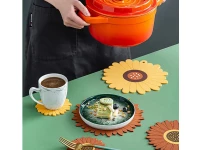 Verk 24239 Silikónová podložka pod hrnček slnečnice oranžová
