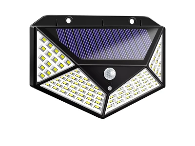 Verk 24240 Solární venkovní 100 LED SMD osvětlení s pohybovým senzorem