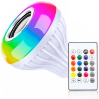 Verk 24271 LED RGB farebná žiarovka s Bluetooth reproduktorom