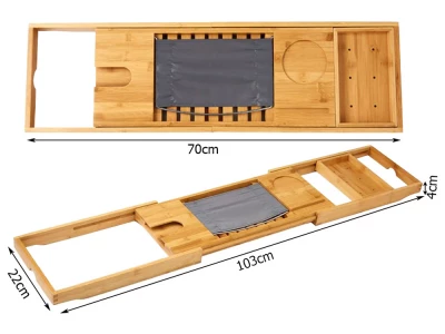 Verk 01702 Bambusový podnos na vanu 70 - 103 cm