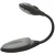 Verk 01682 Praktická LED lampička s klipem černošedá