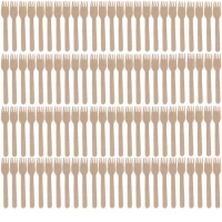 Ruhhy 20697 Jednorázové dřevěné vidličky 100 ks