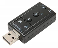 APT AK103B USB Zvuková karta 7.1 Virtual