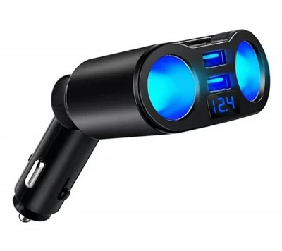 APT PLS41 Rozbočovač pro autozapalovač 2x USB 12-24V