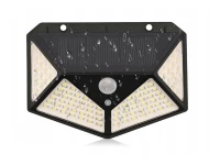 Verk 01728 Solární venkovní 100 LED SMD osvětlení s pohybovým senzorem