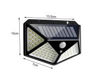 Verk 01728 Solární venkovní 100 LED SMD osvětlení s pohybovým senzorem