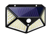 Verk 01728 Solární venkovní 100 LED SMD osvětlení s pohybovým senzorem