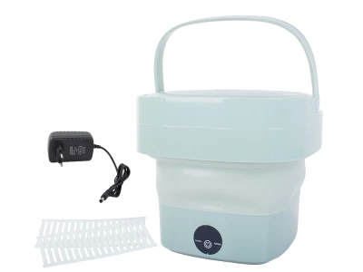 Verk 24268 Přenosná mini skládací pračka zelená