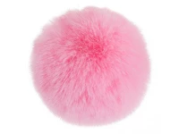 Verk 01770 Prívesok na kľúče a kabelku Bambule svetlo ružová