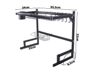 Verk 07123 Odkapávač na nádobí černý