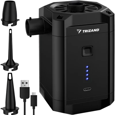 Trizand 20790 Elektrická bezdrátová pumpa pro matrace USB, 5000mAh