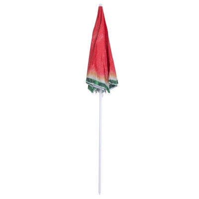 KIK KX4983 Zahradní slunečník naklápěcí, meloun, 180 cm