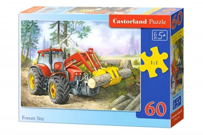 CASTORLAND Puzzle Traktor 60 dílků