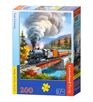 CASTORLAND Puzzle Vláček 200 dílků