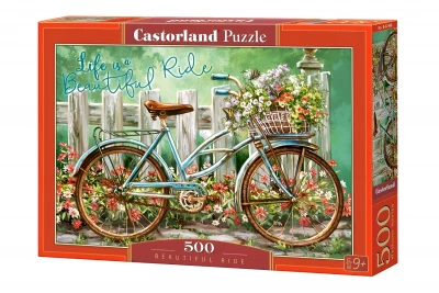 CASTORLAND Puzzle Bicykl s květinou 500 dílků