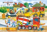 CASTORLAND Puzzle Stavenisko 40 maxi dielikov