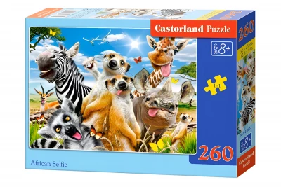 CASTORLAND Puzzle Bláznivá zvířátka 260 dílků