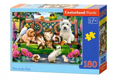 CASTORLAND Puzzle Zvířátka v parku 180 dílků