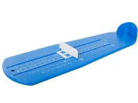 Verk 01824 Dětské měřidlo velikosti nohy 15 - 37 cm modré