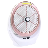 Verk 16029 Stolní ventilátor s osvětlením USB bílá