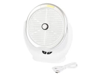 Verk 16029 Stolní ventilátor s osvětlením USB bílá