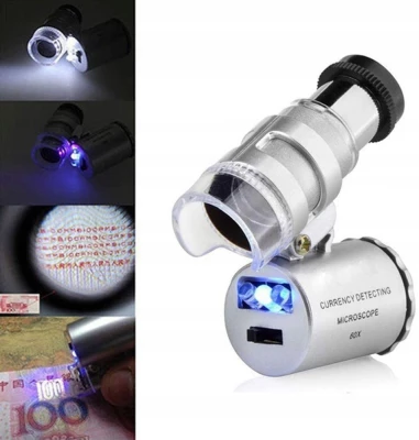 Pronett XC018 Kapesní mikroskop s LED osvětlením 60x ZOOM