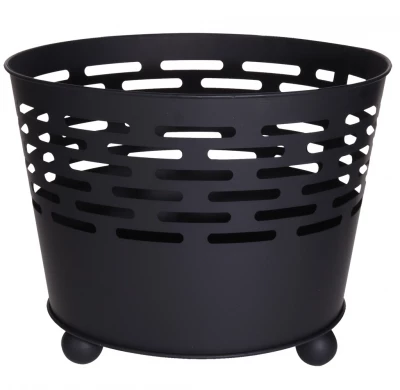 Monopol Ohniště / koš na dřevo 2v1 kovové 45 x 35 cm