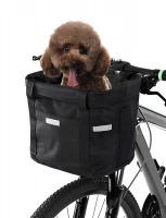 Pronett XJ4598 Vodotěsný košík pro psy na jízdní kolo černá