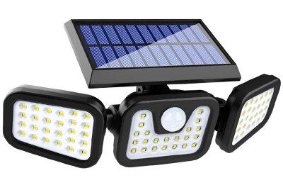 Pronett XJ4497 Solárne LED svetlo s PIR čidlom pohybu 74x LED