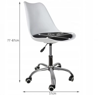 Malatec 16429 Kancelářská židle bílo černá bazar