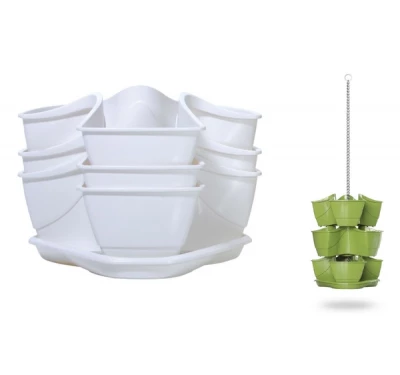 Petrželák závěsný COUBI HERBAL bílý 29,5cm