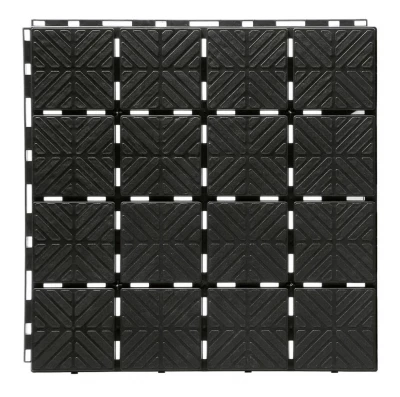 Dlaždice záhradné EASY SQUARE čierna 40x40cm - 1,5m2