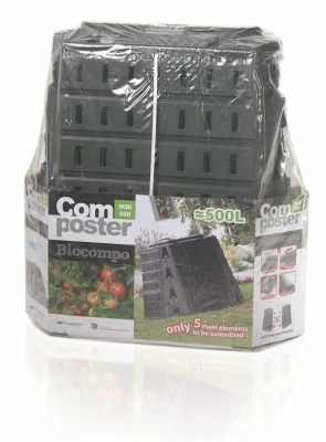 Kompostér BIOCOMPO černý 500l