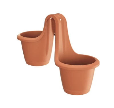 Kvetináč závesný RESPANA TWINS terakota 46,3 cm