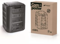 Kompostér COMPOGREEN černý 220l