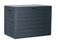 Zahradní box WOODEBOX antracit 78 cm - 190L