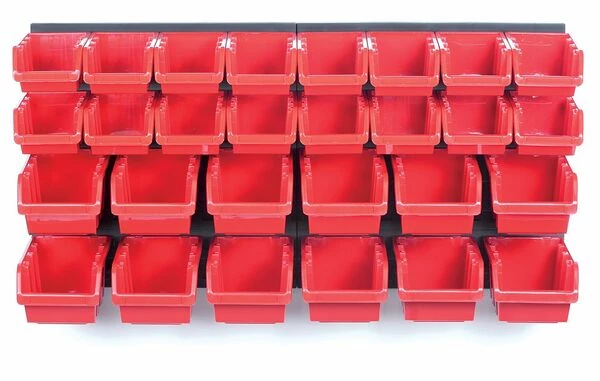 Závěsný panel s 28 boxy na nářadí ORDERLINE 800x165x400