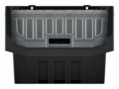 Plastový úložný box uzavíratelný TRUCK MAX PLUS 396x290x280 černý