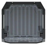 Plastový úložný box uzavíratelný TRUCK MAX PLUS 396x380x282 černý