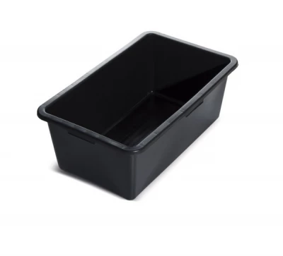 Maltovník CONTAINER hranatý čierny 40l